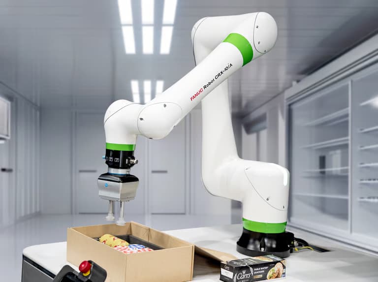 FANUC CRX-10iA kitting and palletizing application